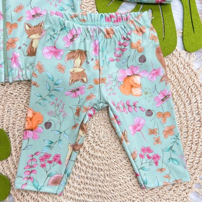 Conj. Jaqueta e Calça Floresta Encantada - Verde